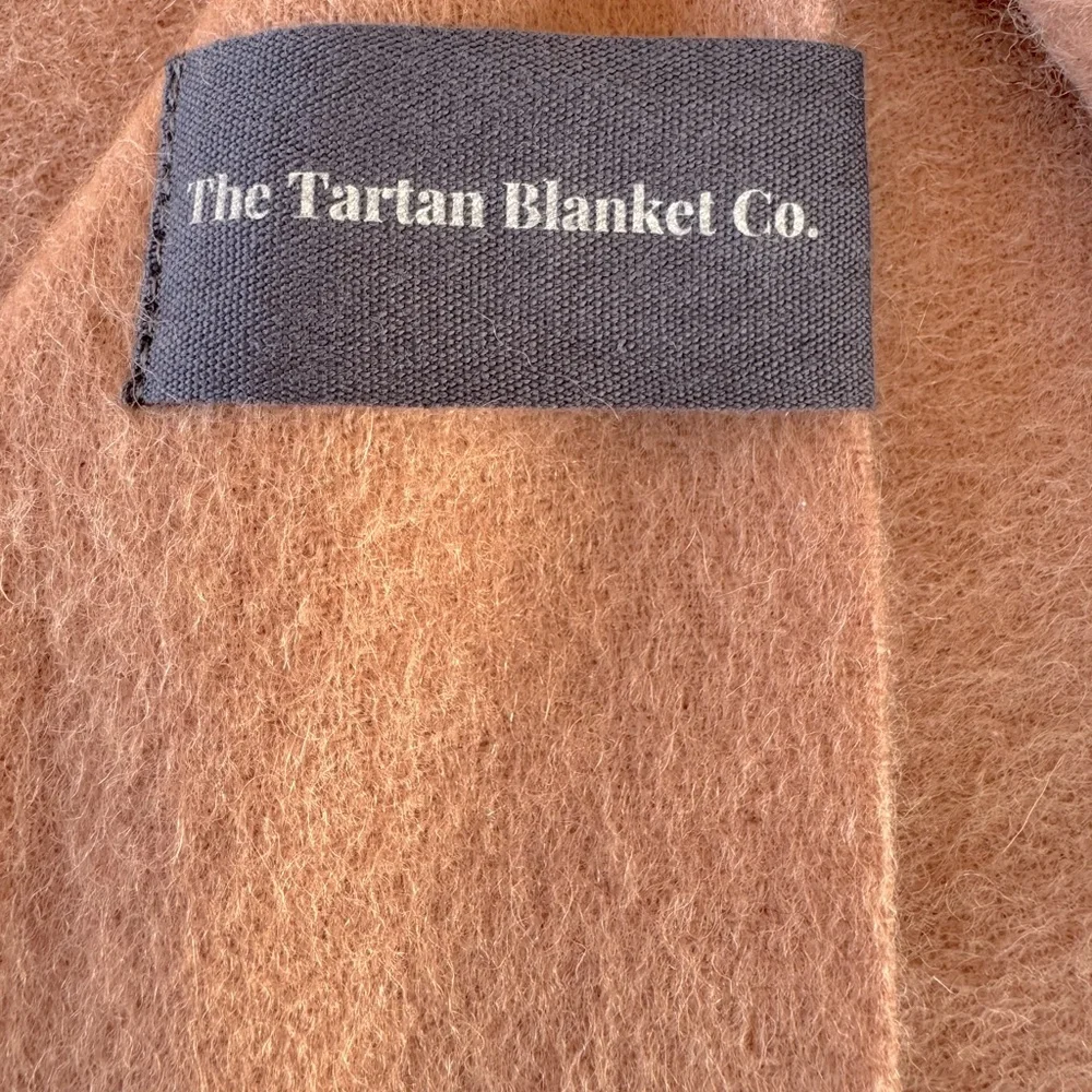 NWOT The Tartan Blanket‎ Co. Lambswool Scarf – Terracotta